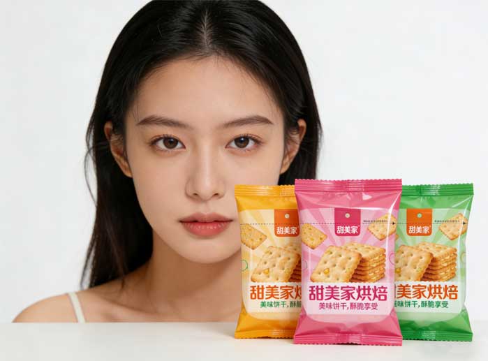 三边封彩色塑料包装袋